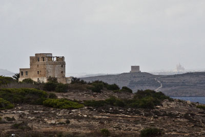 Белая Башня, мыс Ахраш, Меллиха, Мальта